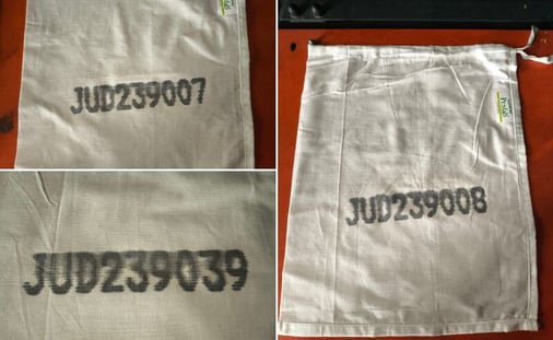 Various Pre-Numbered Calico Geological Sample Bags